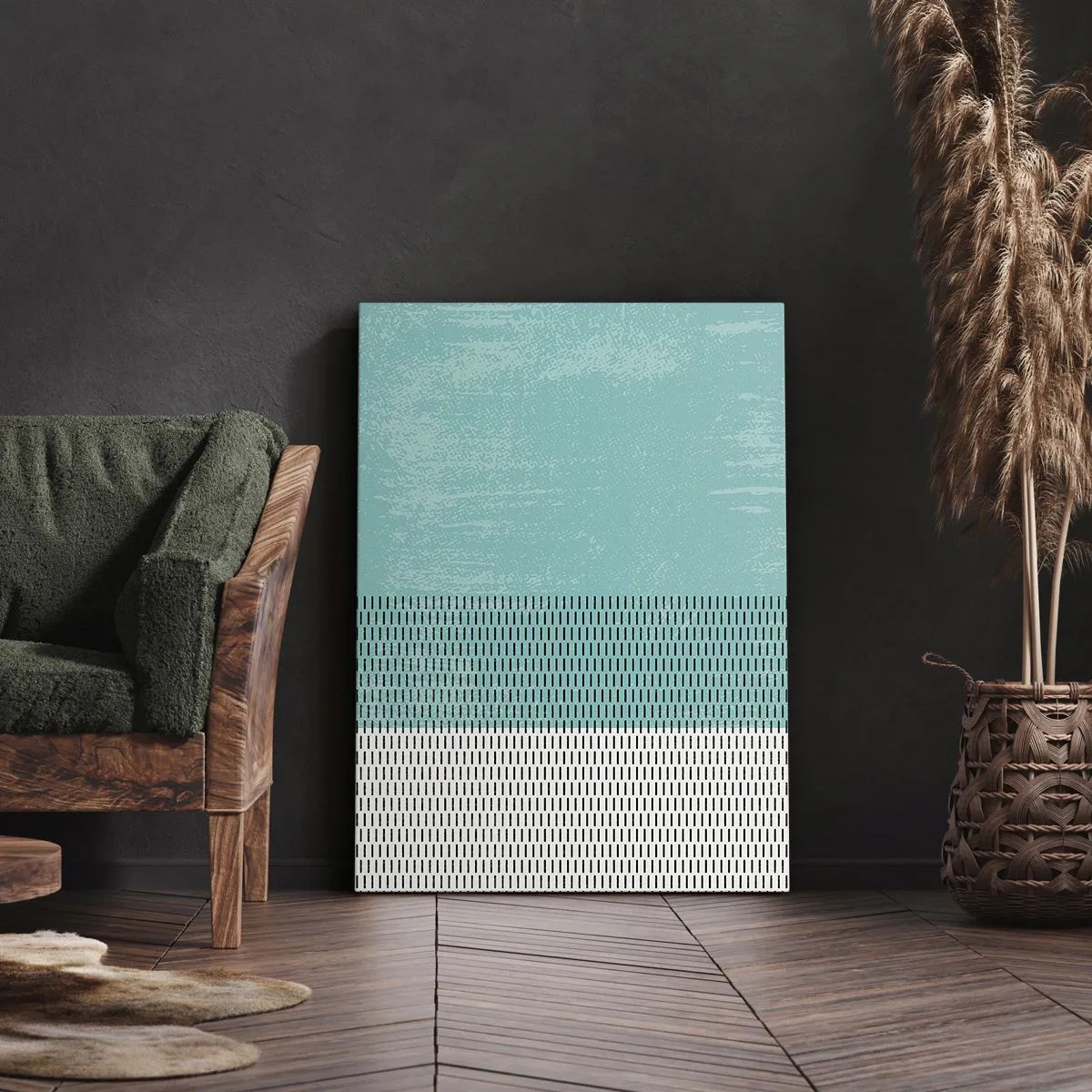 Lærredstryk - Billede på lærred - Balanceret sammensætning - 50x70 cm