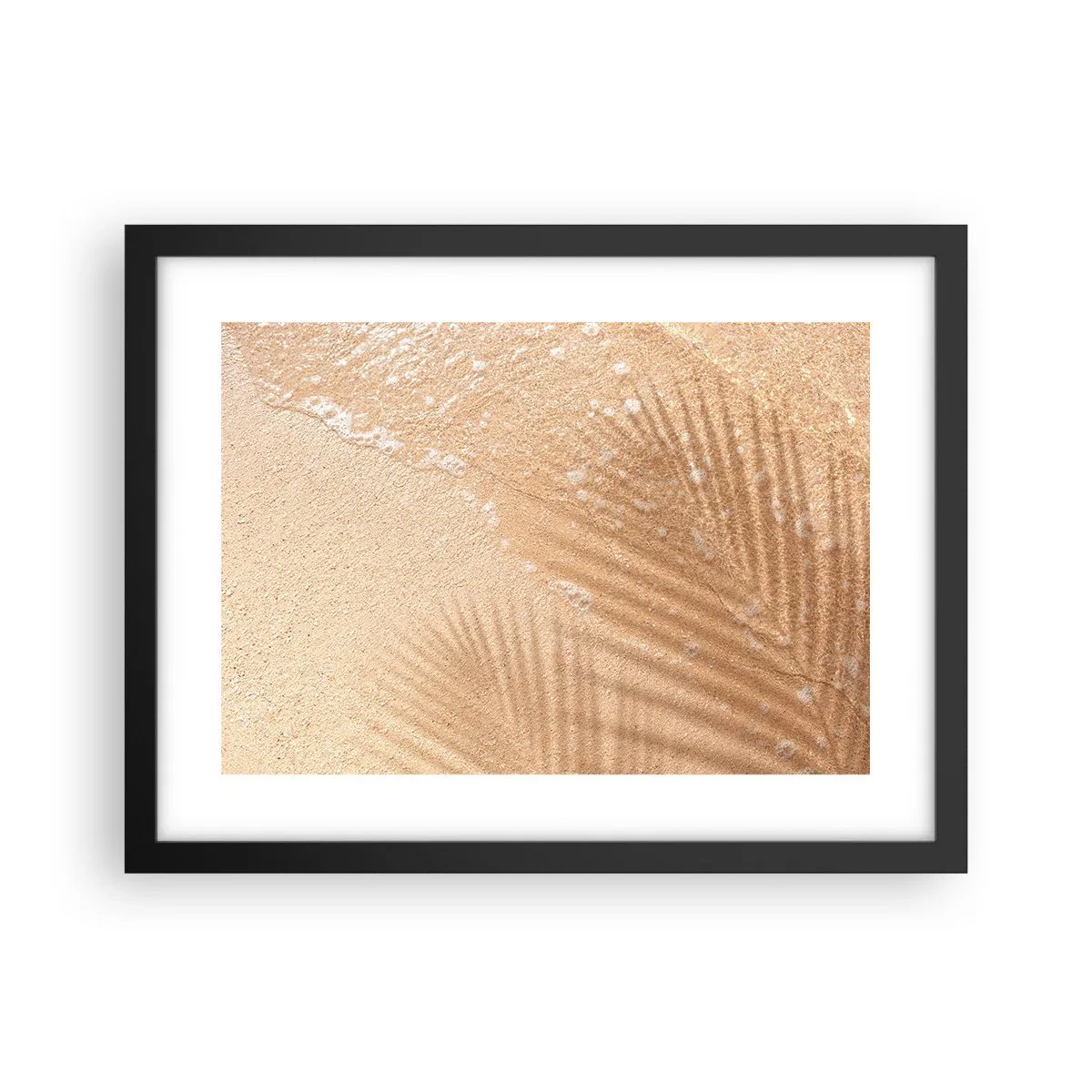 Plakat i sort ramme - Skyggen af en varm sommer - 40x30 cm