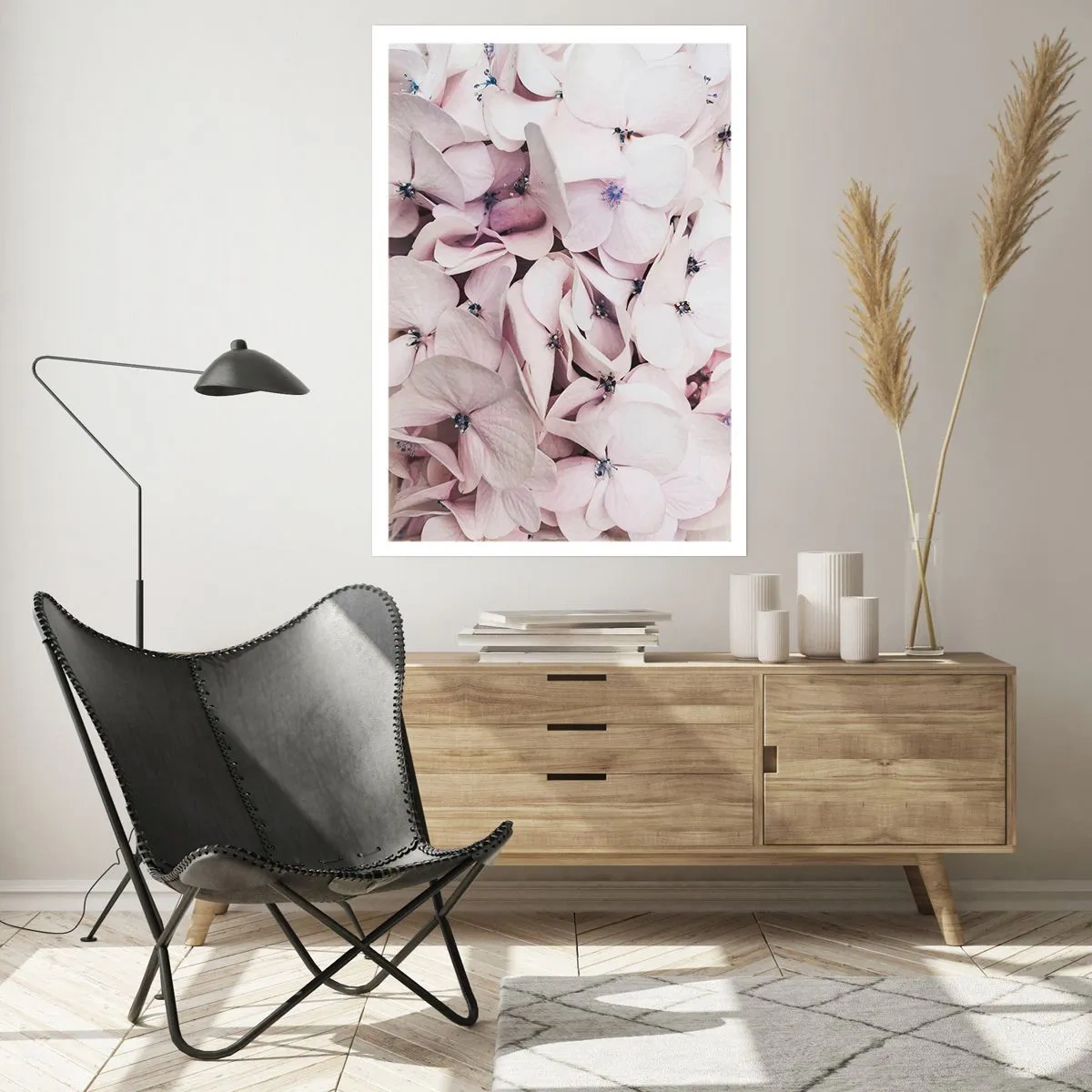 Plakat - I en flod af blomster - 61x91 cm