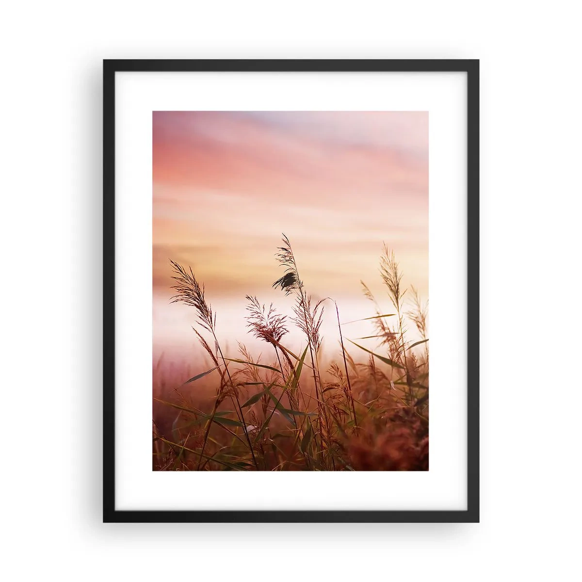 Plakat i sort ramme - Drager, blæsere, vind - 40x50 cm