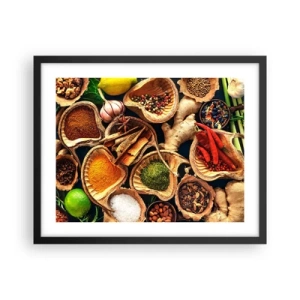 Plakat i sort ramme - Tag, hvad du vil have - 50x40 cm