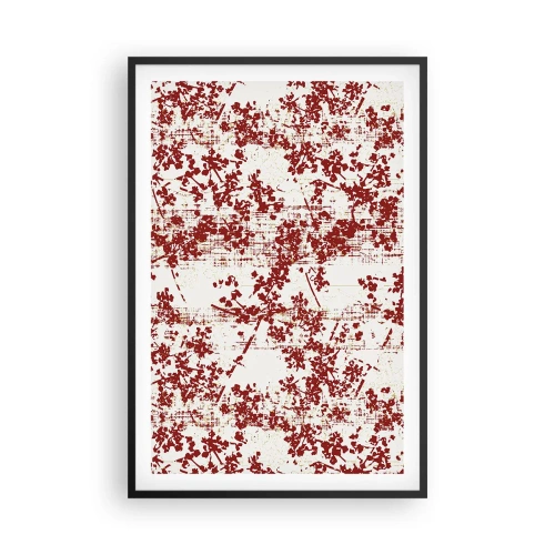Plakat i sort ramme - Som en gammel percale - 61x91 cm