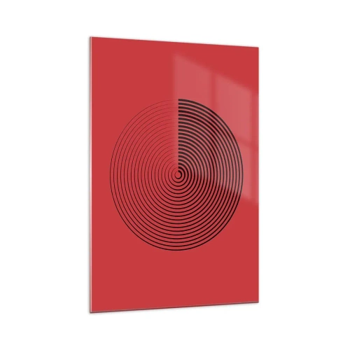 Billede på glas - Cirkulær bevægelse - 70x100 cm