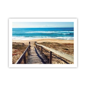 Plakat - Løb! - 70x50 cm