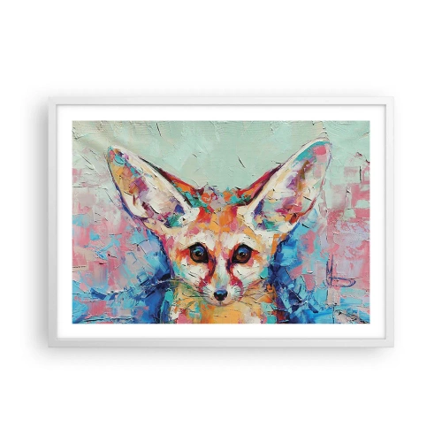 Plakat i hvid ramme - Er du klar til mig? - 70x50 cm