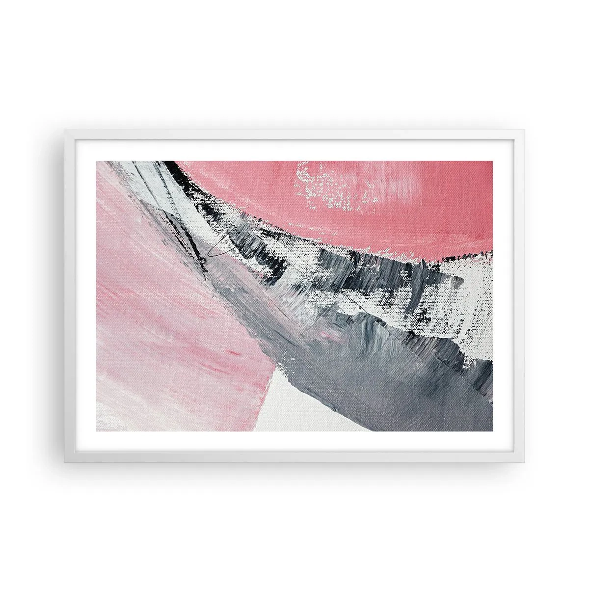 Plakat i hvid ramme - Matchende sammensætning - 70x50 cm