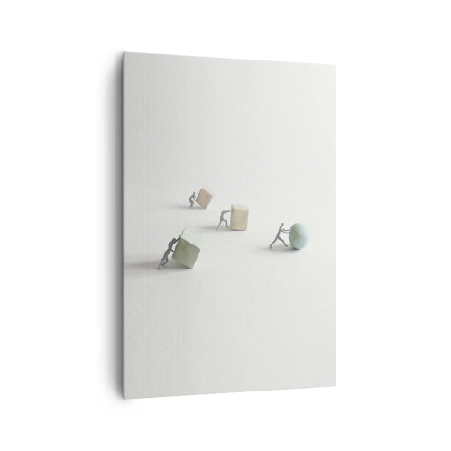 Lærredstryk - Billede på lærred - Selve livet - 70x100 cm