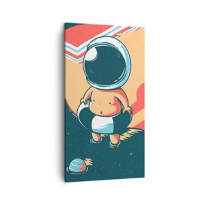 Lærredstryk - Billede på lærred - Fra et andet perspektiv - 45x80 cm