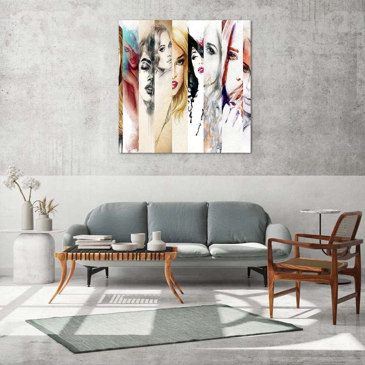 Billede på glas - Og det er altid DIG - 40x40 cm