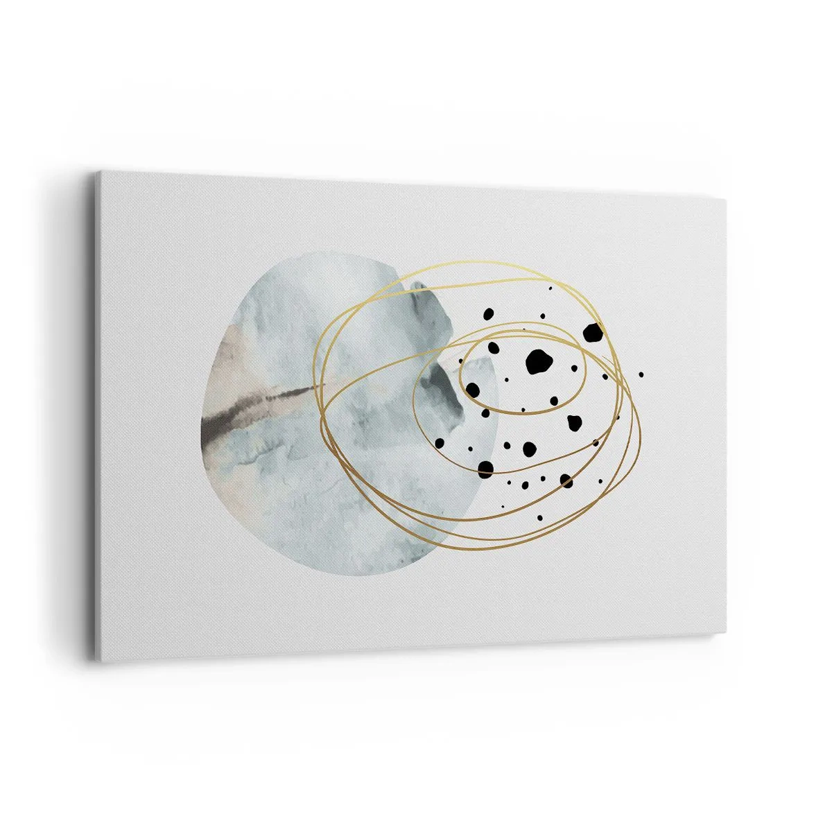 Lærredstryk - Billede på lærred - I rummets favntag - 120x80 cm