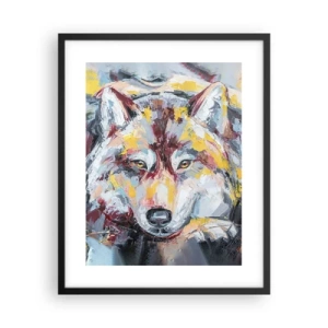 Plakat i sort ramme - Fred blandt kære - 40x50 cm