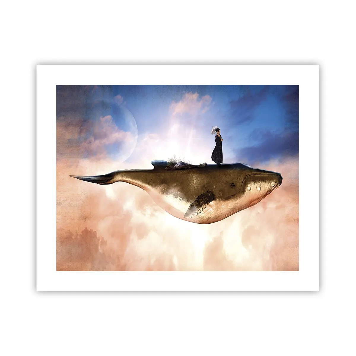 Plakat - En surrealistisk rejse - 50x40 cm