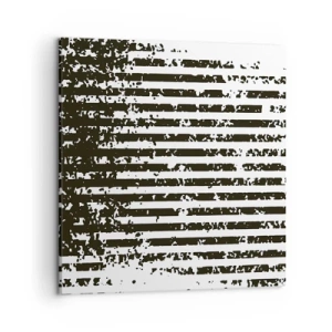 Lærredstryk - Billede på lærred - Rytme og støj - 50x50 cm