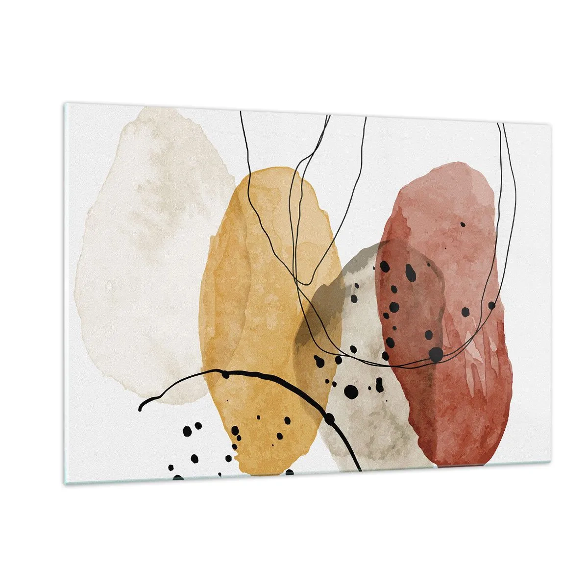 Billede på glas - Som lys, klar luft - 120x80 cm
