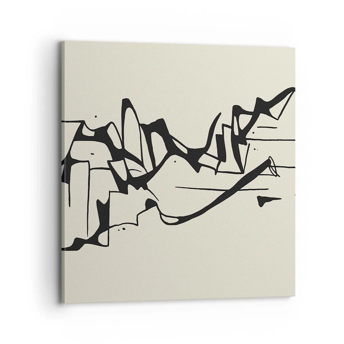 Lærredstryk - Billede på lærred - Måske et landskab - 70x70 cm