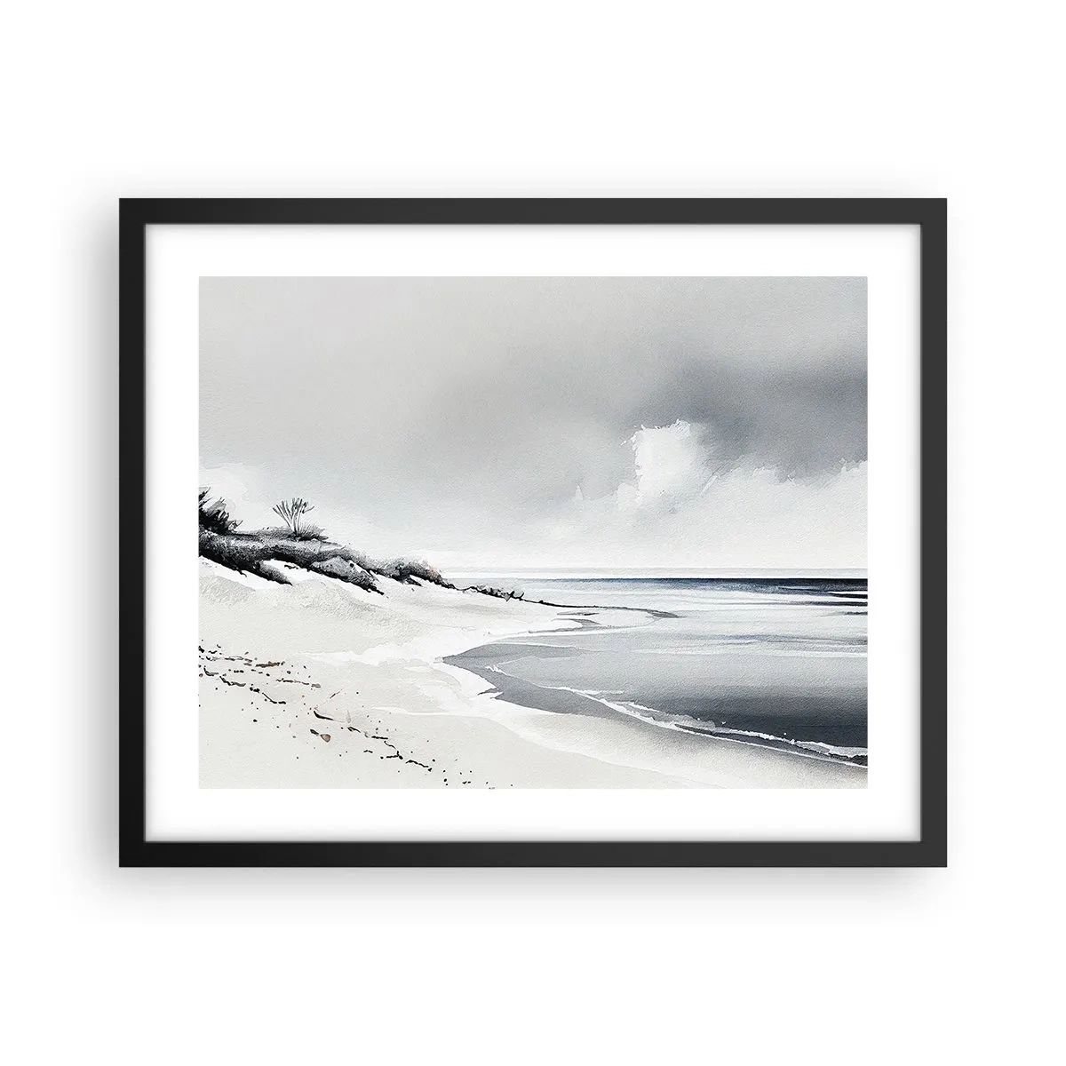 Plakat i sort ramme - Altid sammen - 50x40 cm