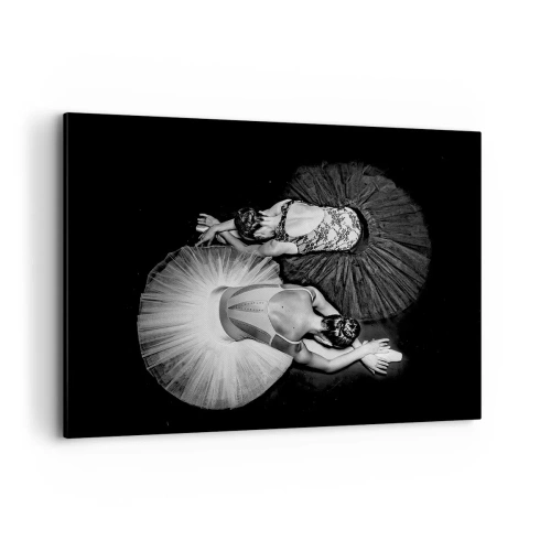 Lærredstryk - Billede på lærred - Yin og yang - den perfekte balance - 100x70 cm