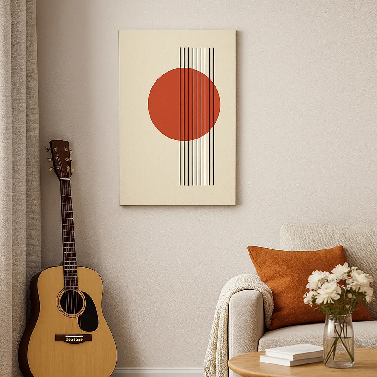 Lærredstryk - Billede på lærred - Og så videre - 50x70 cm