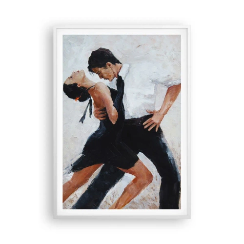 Plakat i hvid ramme - Mine drømmes tango - 70x100 cm
