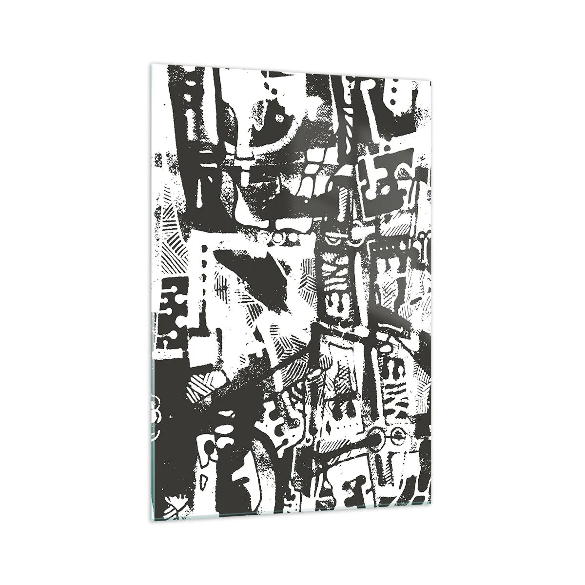 Billede på glas - Orden eller kaos? - 70x100 cm