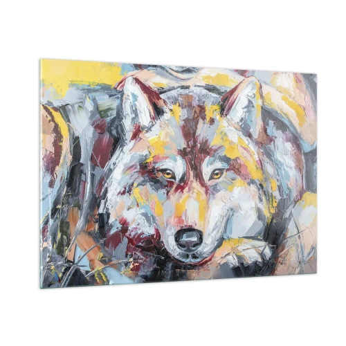 Billede på glas - Fred blandt kære - 100x70 cm