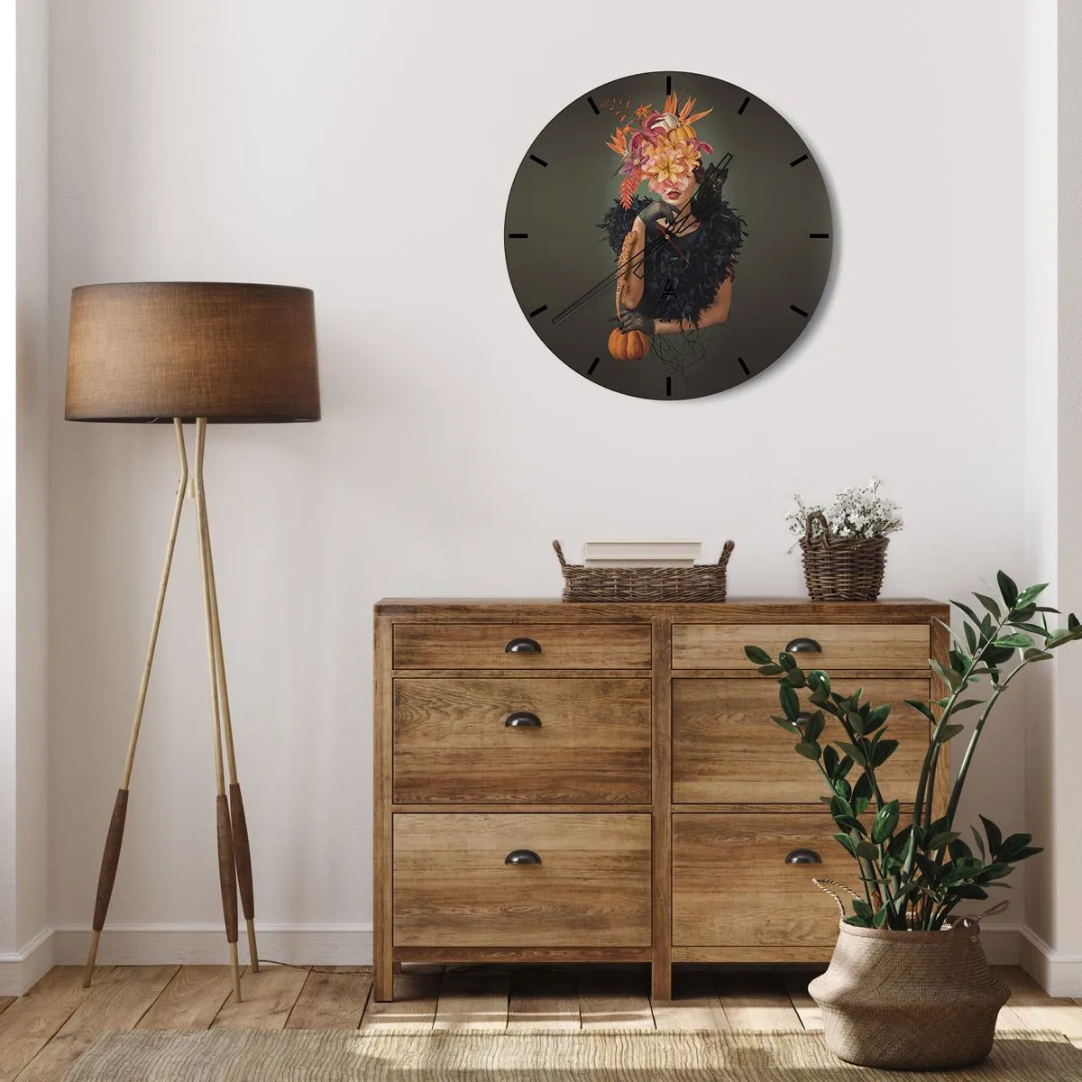 Vægur, Uret - Heksens fortryllelse - 40x40 cm