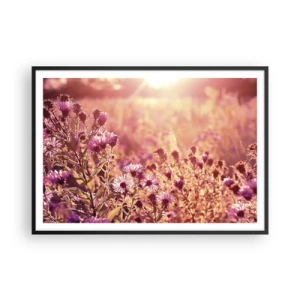 Plakat i sort ramme - Før sommeren er forbi - 100x70 cm