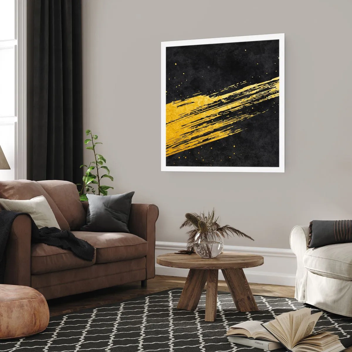 Plakat - Hop ind i hyperrummet - 30x30 cm