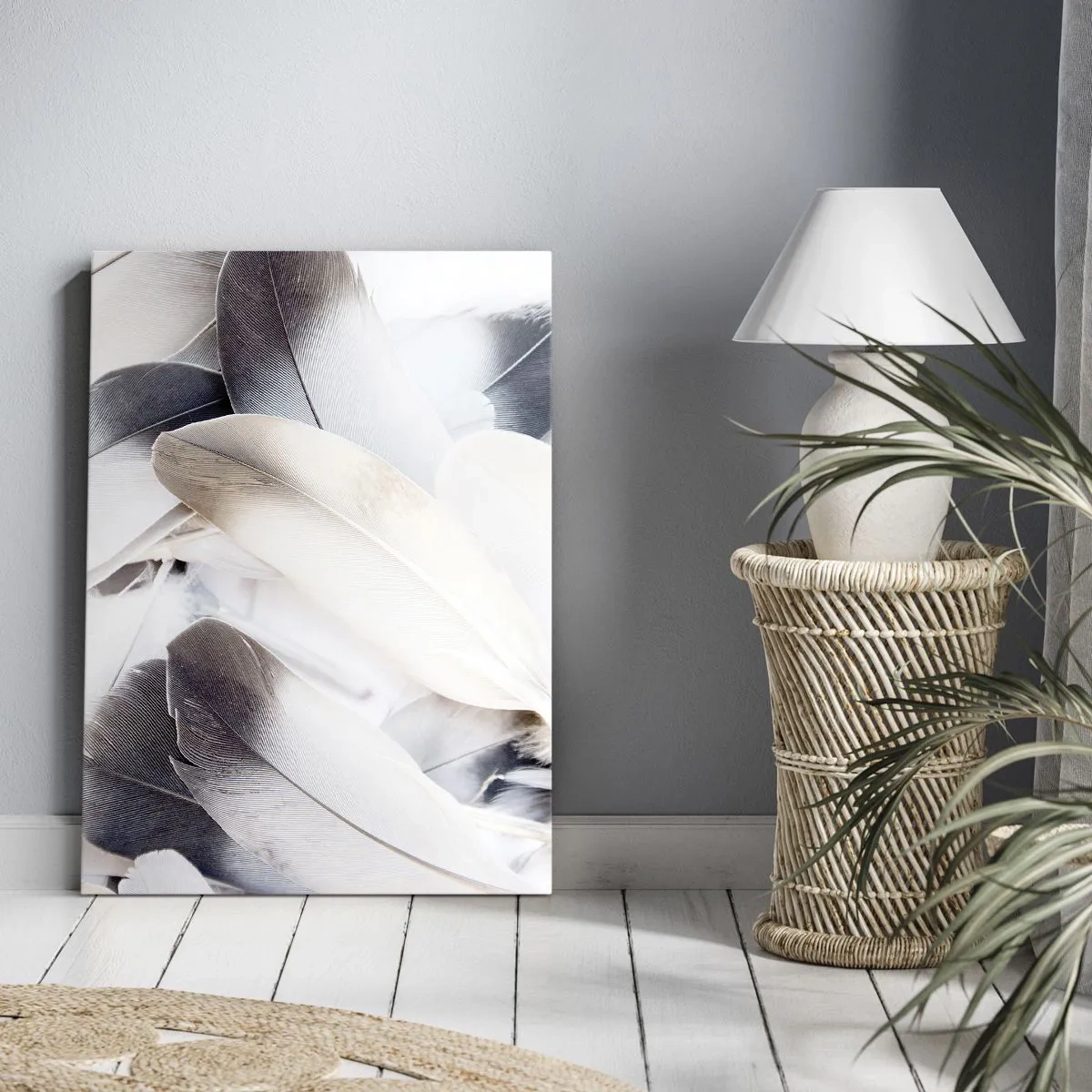 Lærredstryk - Billede på lærred - Næsten engleagtig - 50x70 cm