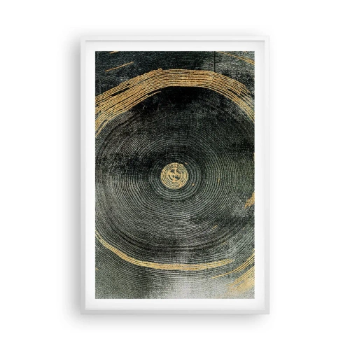 Plakat i hvid ramme - Forandring og varighed - 61x91 cm