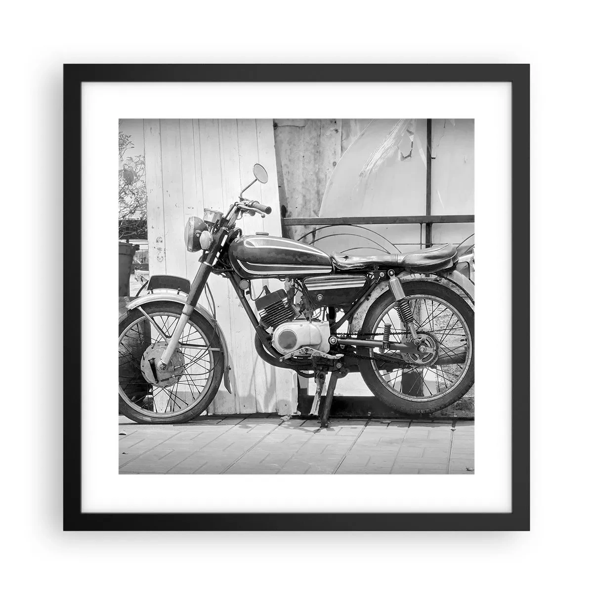 Plakat i sort ramme - Klassikere frem for alt - 40x40 cm