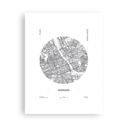 Plakat - Warszawas anatomi - 30x40 cm