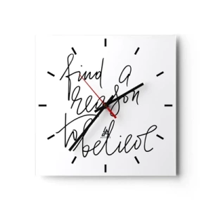 Vægur, Uret - Det er muligt - 30x30 cm