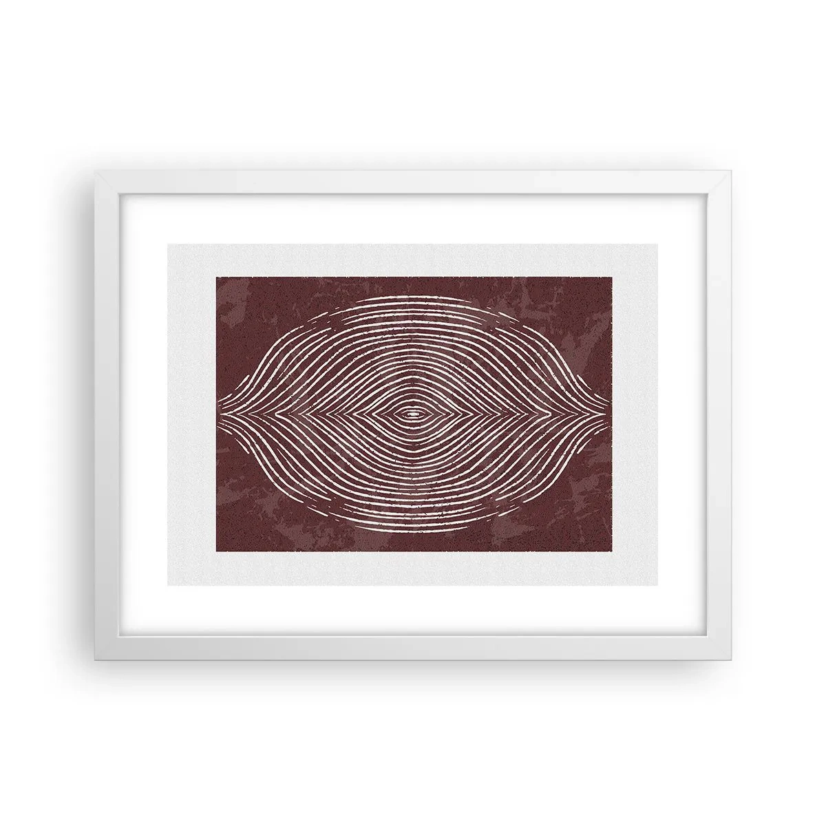 Plakat i hvid ramme - Rummet taler - 40x30 cm