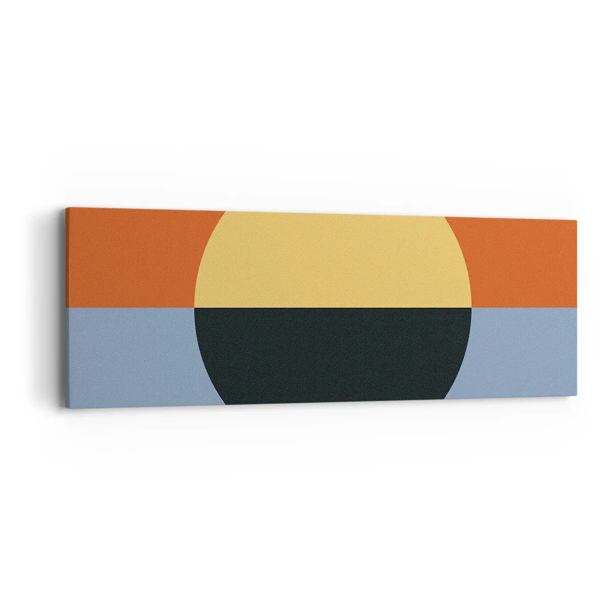 Lærredstryk - Billede på lærred - En sammensætning af varme og kølighed - 90x30 cm