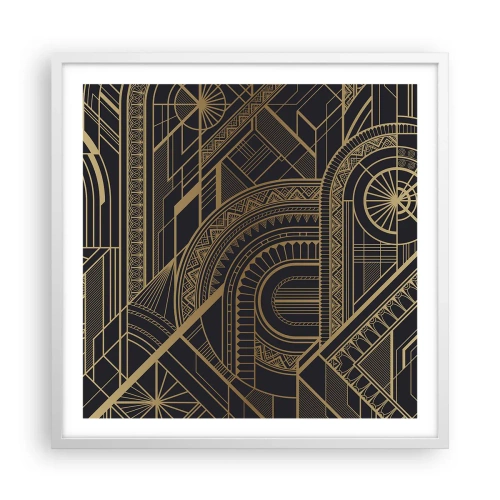 Plakat i hvid ramme - Koncepter, idéer, planer - 60x60 cm