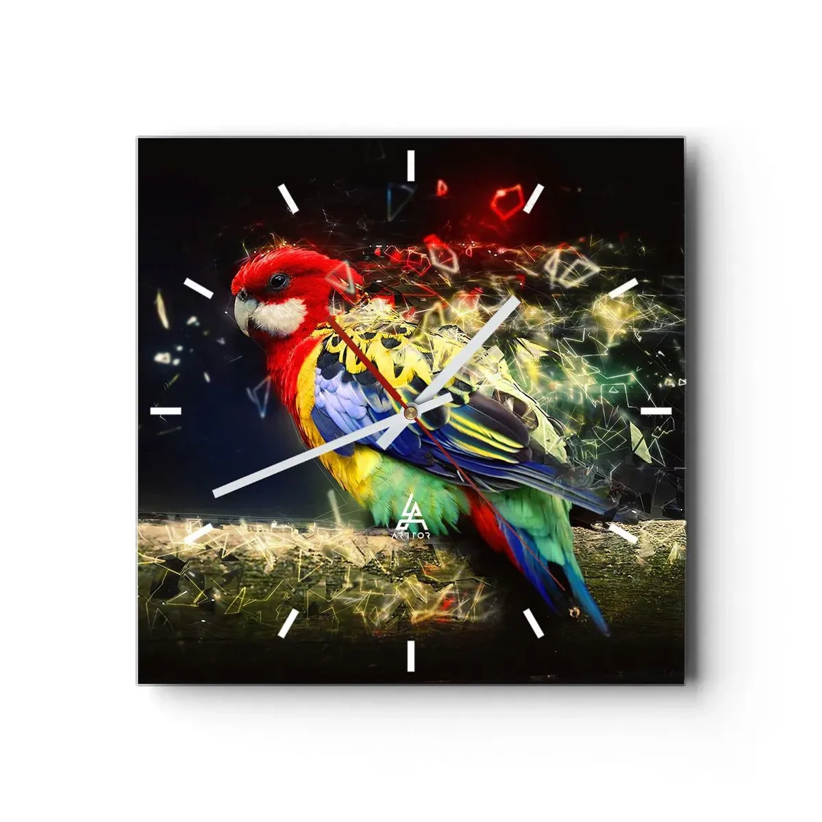 Vægur, Uret - Budbringeren af udstråling - 30x30 cm