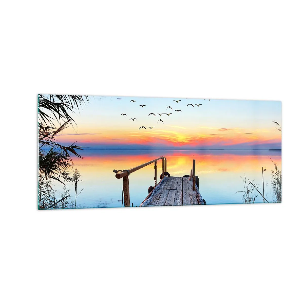 Billede på glas - Tid til at tage tilbage... - 100x40 cm