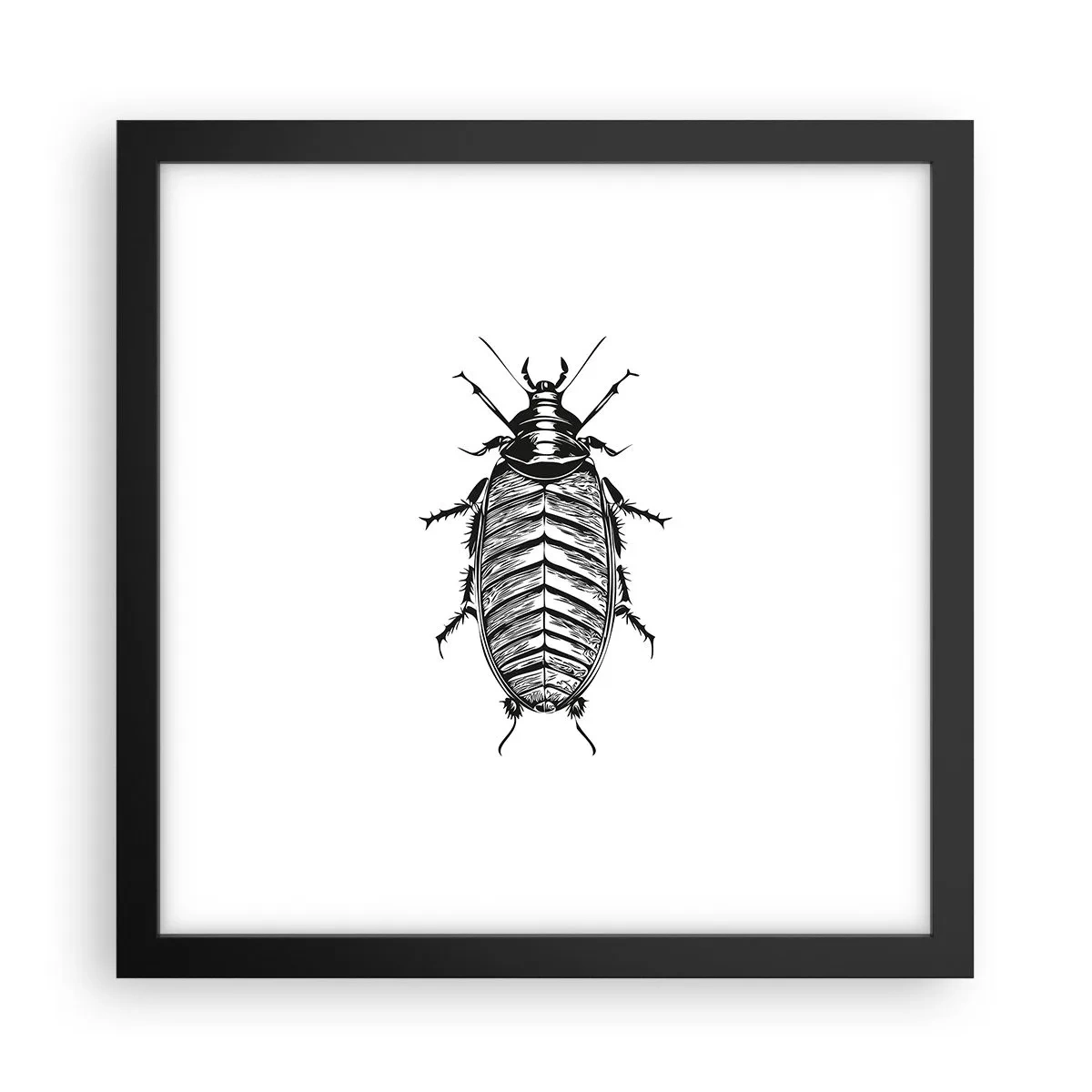 Plakat i sort ramme - Sikke et eksemplar! - 30x30 cm