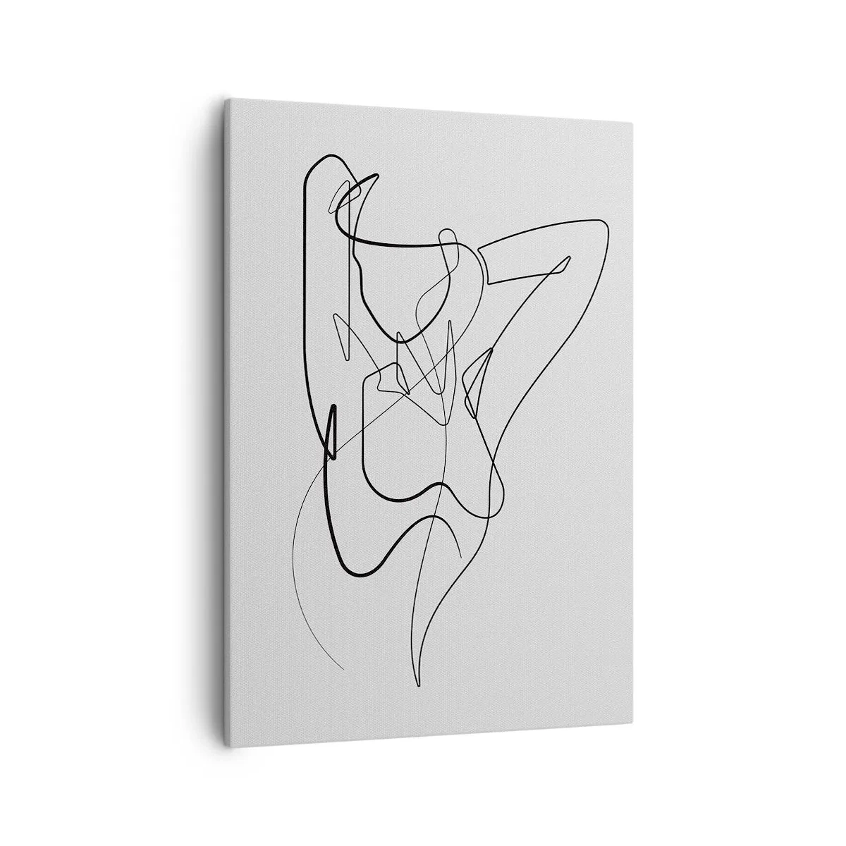 Lærredstryk - Billede på lærred - Virkelig, hvad er du for en person... - 50x70 cm