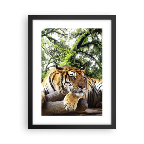 Plakat i sort ramme - Med venlig hilsen - 30x40 cm