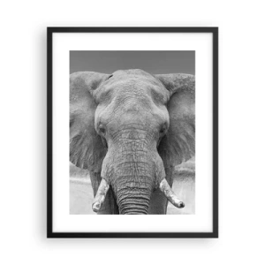 Plakat i sort ramme - Velkommen til min verden - 40x50 cm