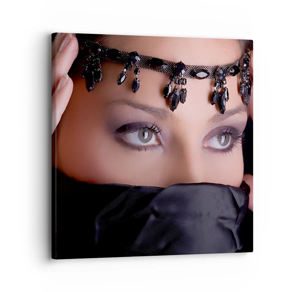 Lærredstryk - Billede på lærred - Orientalsk fristende mysterium - 30x30 cm