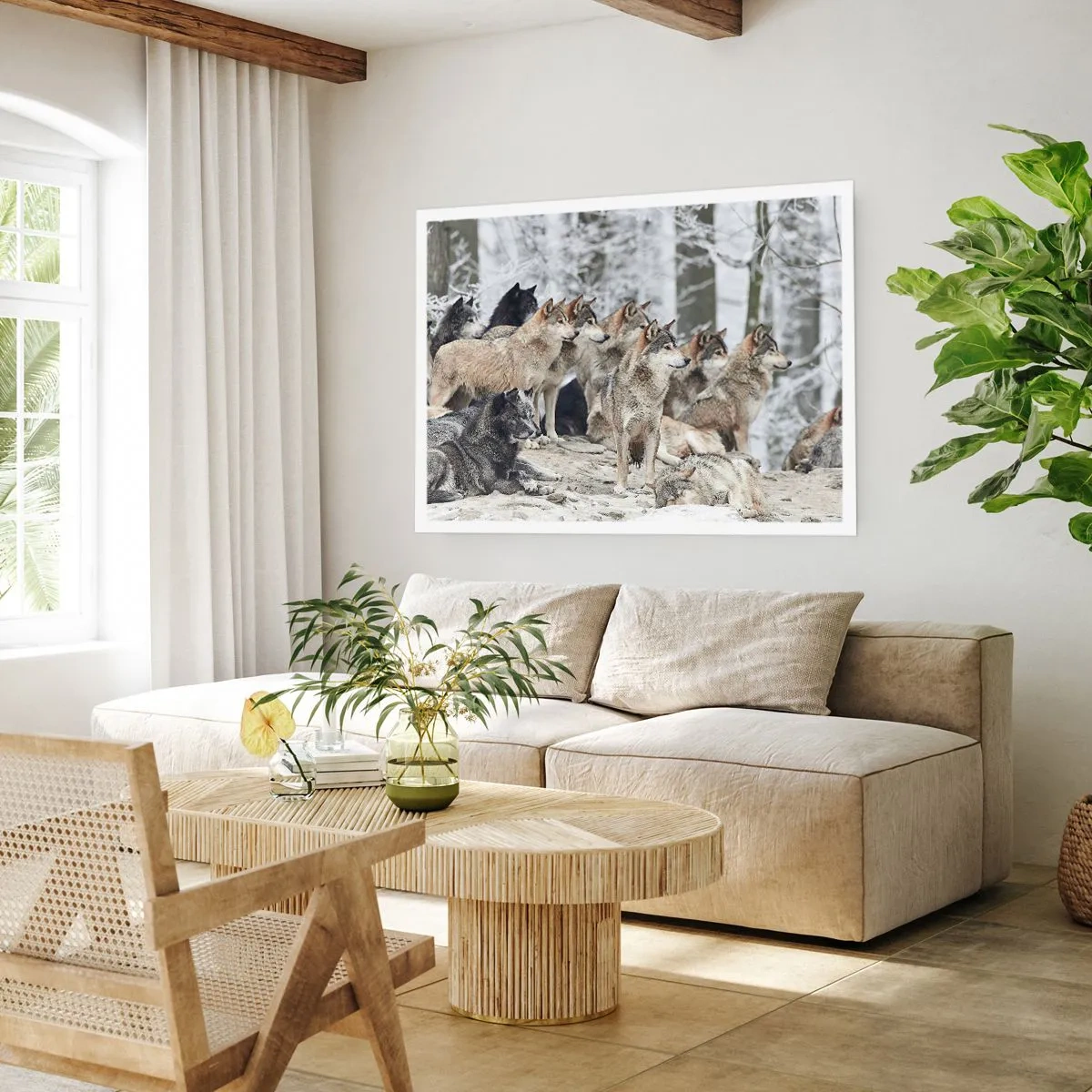 Plakat - Familie og venner - 91x61 cm