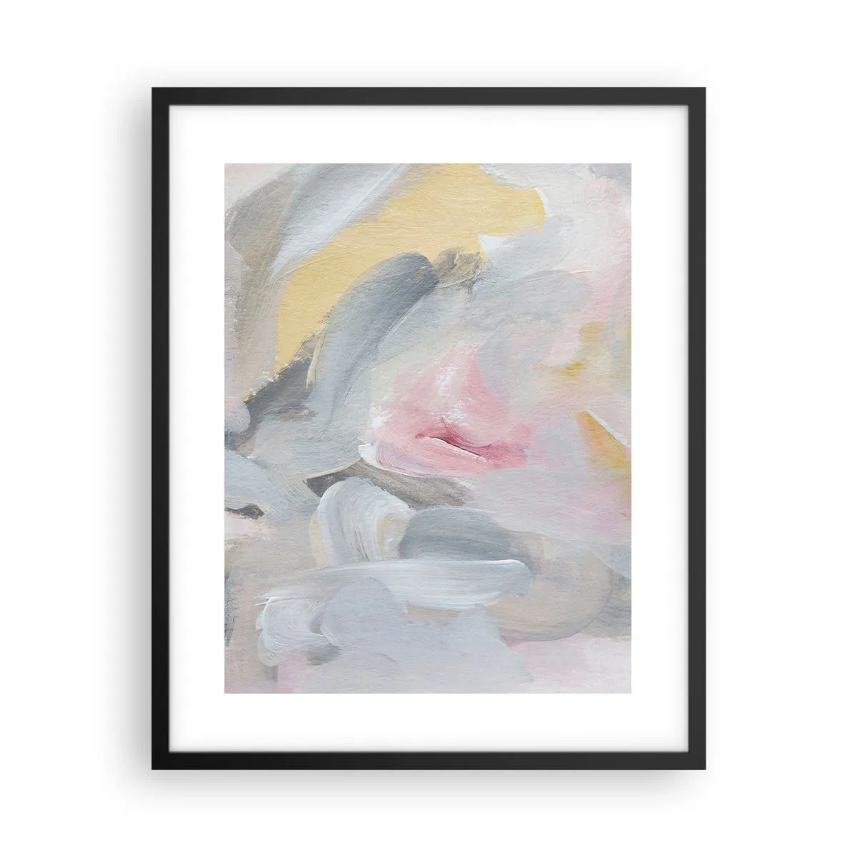 Plakat i sort ramme - I en pastelfarvet verden - 40x50 cm