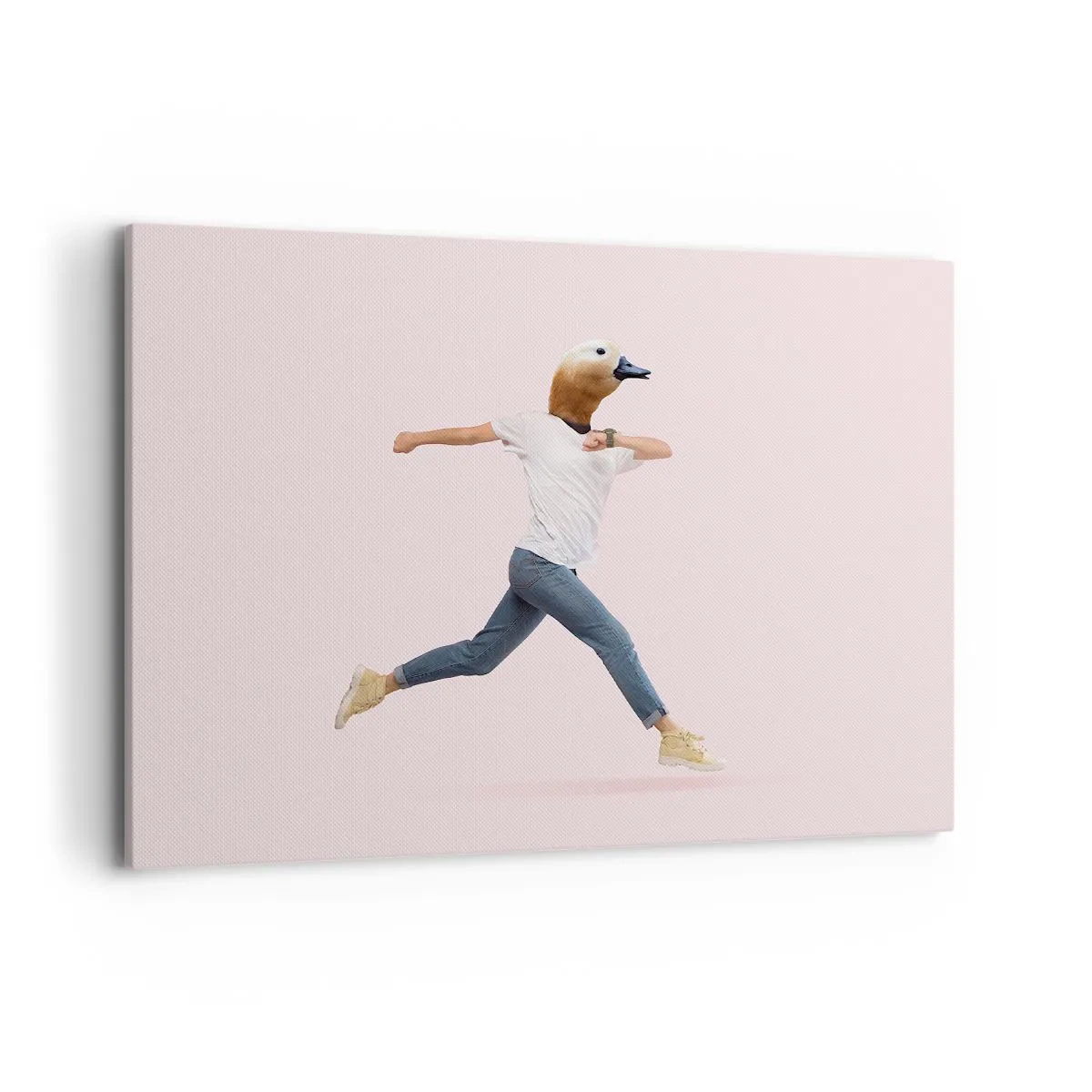 Lærredstryk - Billede på lærred - En knivspids absurditet - 100x70 cm