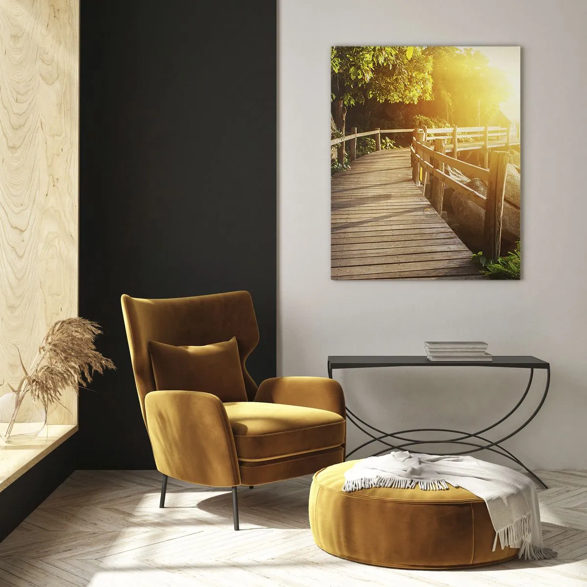 Billede på glas - Endnu et sving, endnu et under - 50x70 cm