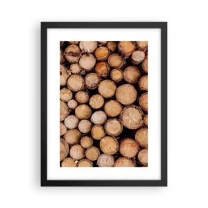 Plakat i sort ramme - En ny begyndelse - 30x40 cm