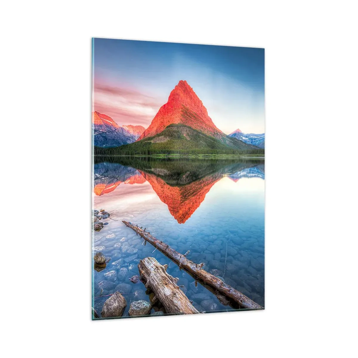 Billede på glas - Varme og kulde - 80x120 cm