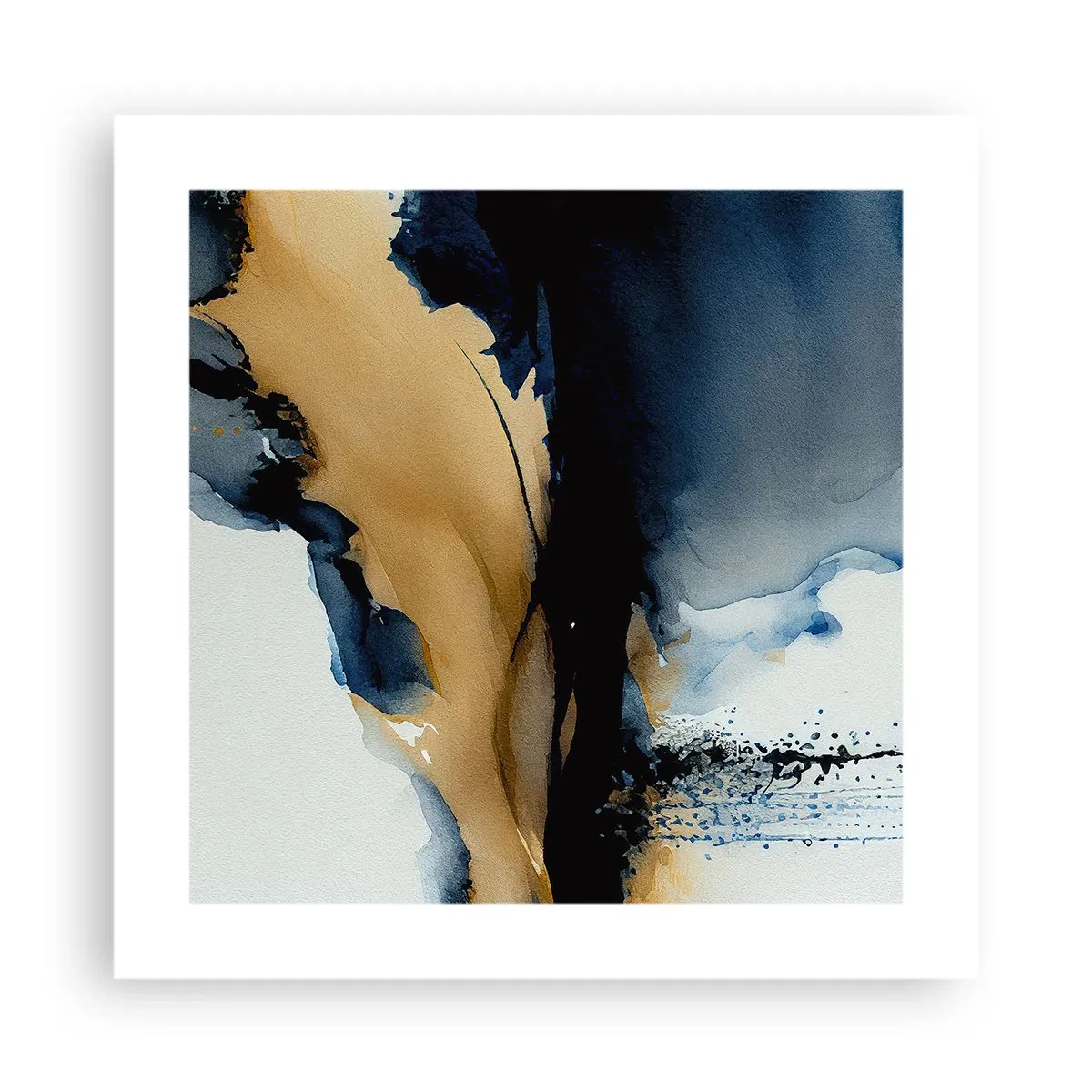 Plakat - Bag sløret - 40x40 cm